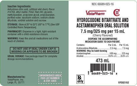 Hydrocodone (Oral Route) Description and Brand Names .